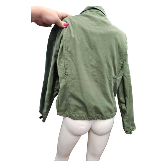 TORRID Army Green Twill Jacket Womens Large or Torrid Size 1 - Picture 4 of 7